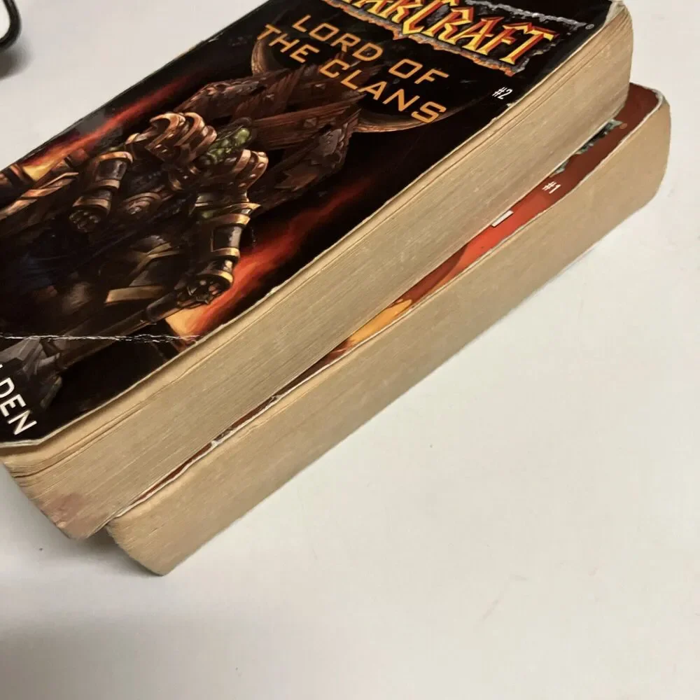 World of‎ Warcraft Day Of The Dragon And Lord of the Clans Paperback Lot of (2)